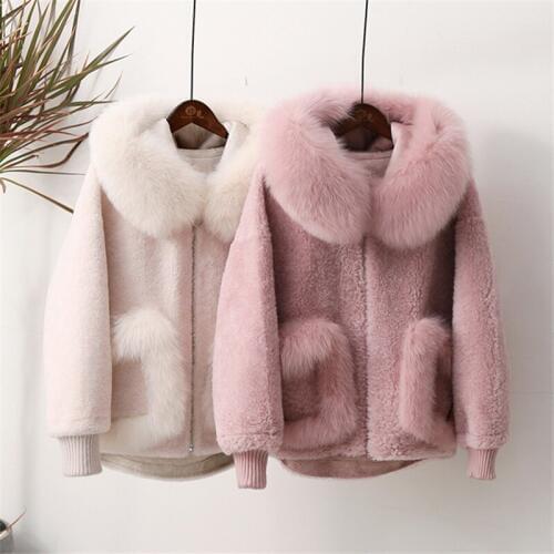 Fashoin Autumn Women Winter Short Coat Warm Thicken Faux Fur Velvet Coats Female Long Sleeve Hooded Jacket Outwear Tops AB1609