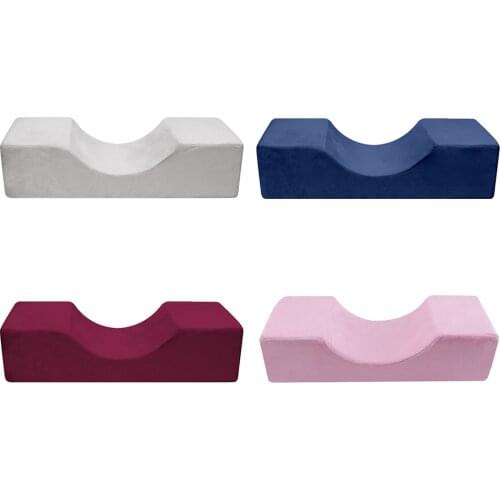 Soft Rebound Grafting Eyelash Pillow Memory Foam Neck Support Flat Headrest Case Supplies Salon Accessories