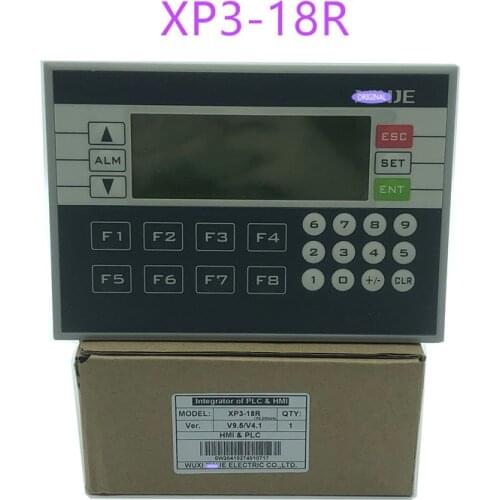 New XP3-18R XP3-18RT 3.7 Inch 26 Keys 192*64 DI 10 DO 8 Output Relay HMI Text Panel