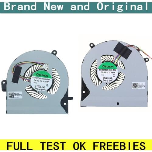 New laptop CPU GPU cooling fan Cooler Notebook PC for Asus GL502VM GL502VML FX60VM EF75070S1-C530-S9A EF75070S1-C481-S9A