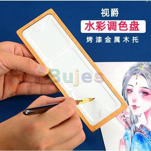 Supervision Color Palette, Metal Paint Wooden Support, Watercolor Palette, Art Students Dedicated Oil Paints,Painting Supplies