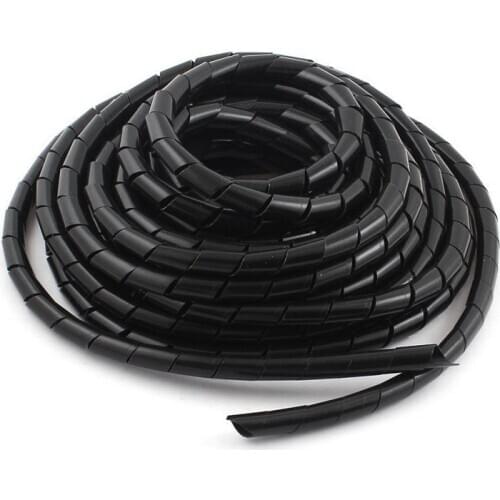 Polyethylene Cable Spiral Cable Cord Spiral Tape 10mm Wire Organizer 9m