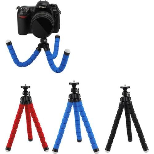 Portable Mobile Phone Stand Mount Holder Flexible Octopus Tripod Bracket For Gopro Hero 7 6 5 4 3 Action Camera DSLR