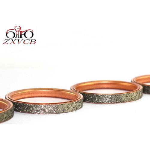 Exhaust motorcycle for SUZUKI DS JR DR GN AN 250 80 125 DR125 L SE E SS DR-Z 125 GN125 AN250D AN250U D M S Exhaust pipe gasket