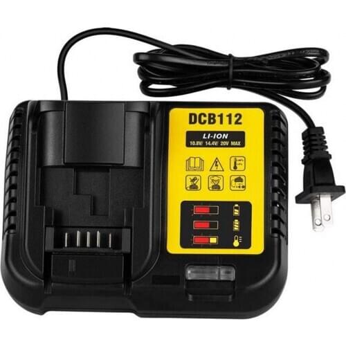 New Rapid Multi Battery Replacement Charger for Dewalt 10.8-18V XR Li-ion DCB112 Fast Charger DCB112 Lithium Battery Charger