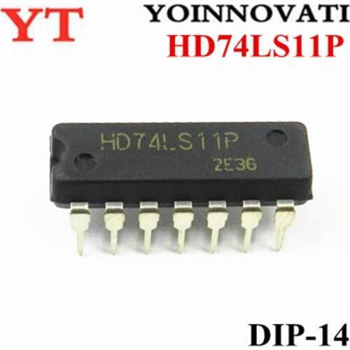 100pcs/lot HD74LS11P HD74LS11 74LS11 DIP14 Best quality