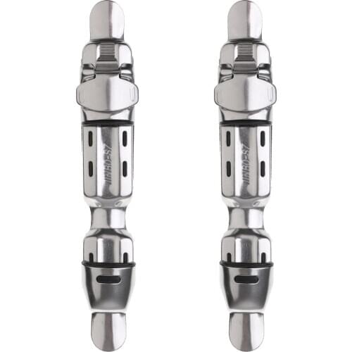 2Pcs Adjustable Fishing Reel Seat Deck Metal Wheel Rod Clip Fitted Deck Fishing Accessories Wheel Reel Tackles Pesca