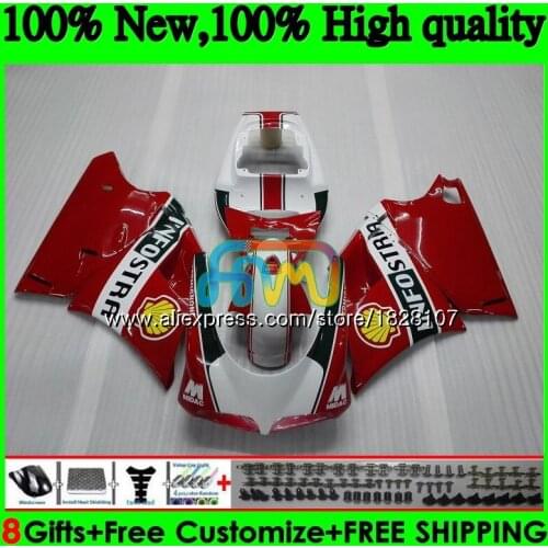 748 853 For DUCATI 916 996 94 95 96 97 Wine red white 98 99 02 71BS.8 998 S R 1994 1995 1996 1997 1998 1999 00 2001 2002 Fairing