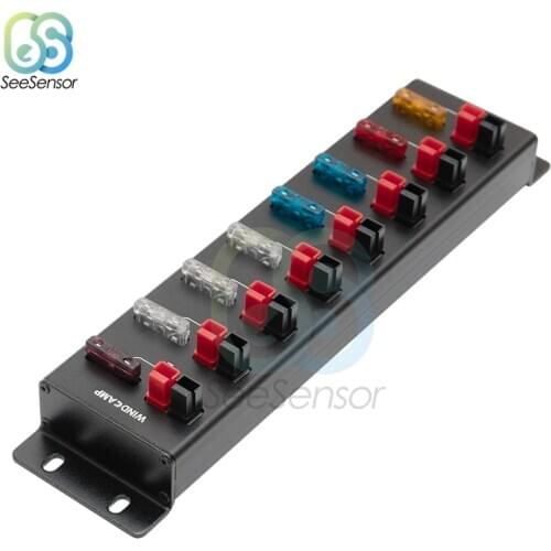 AP-8S 8-Port Powerpole Splitter Distributor Anderson Powerpole Screw Fixing For Shortwave Radios DC 36V 45A