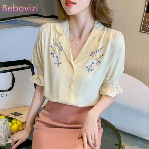 Блузки с вышивкой Bebovizi China At AliExpress