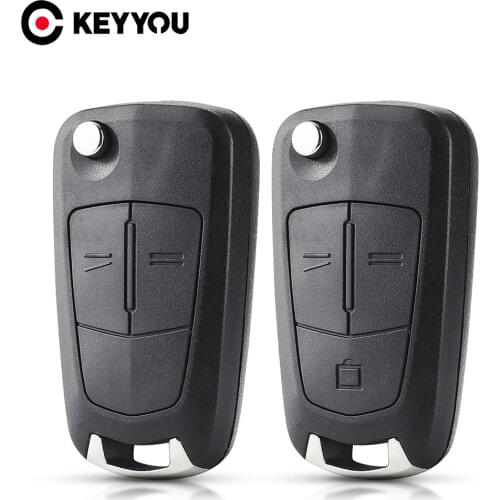 KEYYOU Remote Key Case Shell For Vauxhall Opel Corsa Astra Vectra Signum Auto Car Control Key Fob Cover Housing HU100 Blade