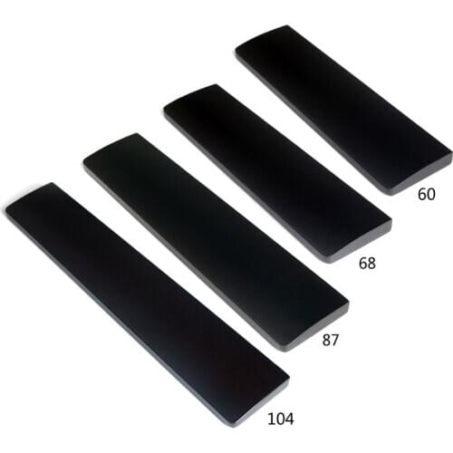 Wood Wrist Rest Pad Keyboard Wood Black Wrist Rest Support Protection With Anti-Slip Pad for Mechanical Keyboard