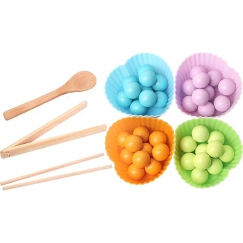 Kids Focus Concentration Practice Training Hold A Bean Math Start Toys