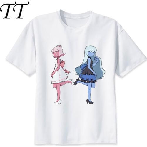 Steven universe TShirt men boy Summer O Neck white youth t shirt casual white print anime t-Shirts men top tees M8156