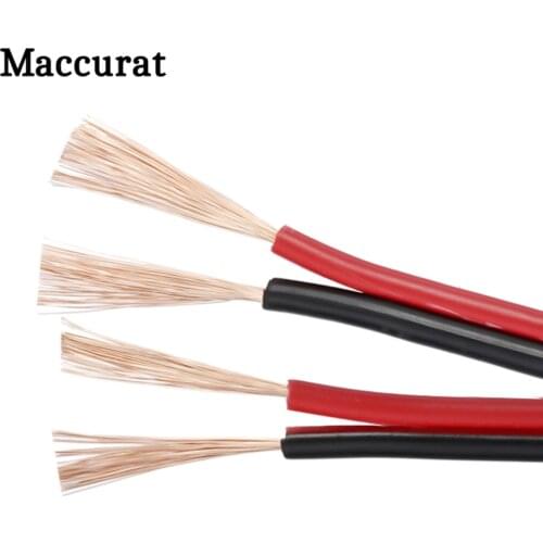 2/5M Heatbed Welding Wire Hot bed Electric Red Black Extension Wire Cable 2x0.75M 3D Printer Parts & Accessories Welding line