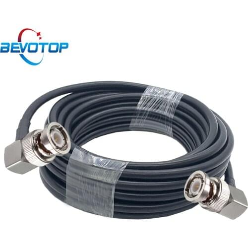 Elbow BNC Male Right Angle to BNC Male 90 Degree Plug LMR195 Cable 50-3 50 Ohm RF Coaxial Pigtail Extension Cord Jumper Adapter