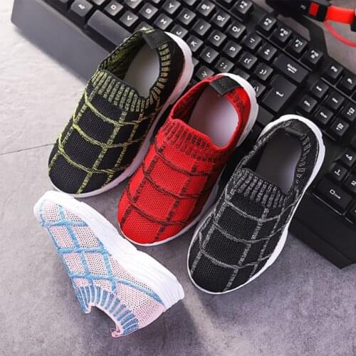 Bobora Boys Girls Sneakers Kids Lightweight Slip On Running Shoes Walking Shoes Breathable Tennis Shoes for Toddler