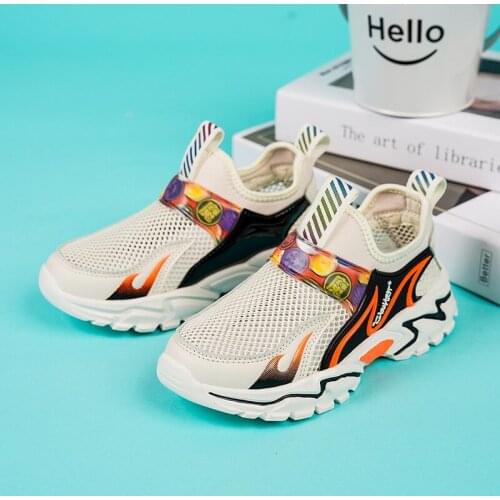 Mesh Children Casual Shoes For Kids Sneakers Kids Shoes Boys Sneakers Girls Shoes Slip-on Running Fashion Trainers Student 2021