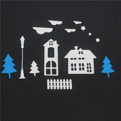 Metal Cutting Die Of Community Scrapbooking Mold Paper DIY Card Postcard Handmade Craft Stencil Album Handcraft Embossing Moulds