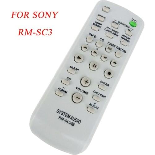 NEW RM-SC3 remote for RM-SC30 RM-SC31 RM-SC50 RM-SC55 For SONY CD HIFI System Audio MHC-RG222 MHC-RG221 MHC-RG222 MHC-RG121