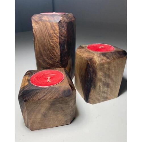 Candle holder, tealight candle holder, docorative candle holder, wood candle holder, natural candle holder, candle holder