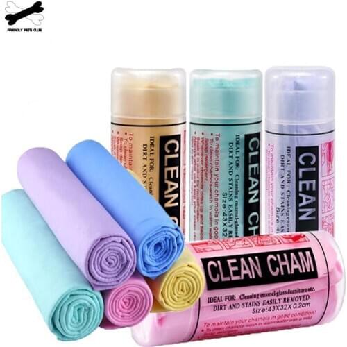 Pet Towel Deerskin Towel Water Absorption Towels For Cats Gogs Pva Car Wash Cloth Bath