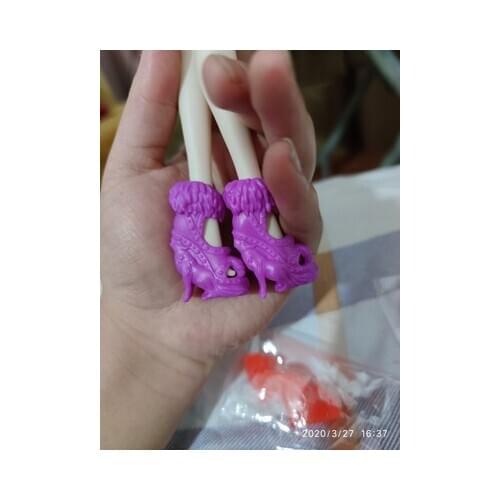 Rare Collection Monsters Doll shoes Good Makeup Doll Head Girl Dressing DIY Toy Parts Children Christmas Gift Party Favor