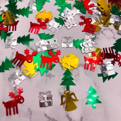 Christmas/Elk/15 grams Sequins PVC Flat for DIY Card Making Craft Color Collection