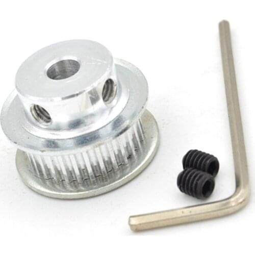 26 Teeth 2M 2GT Timing Pulley, Bore 5/6/6.35/8mm, For GT2 Open Synchronous Belt Width 6mm/10mm, Small Backlash 26Teeth 26T