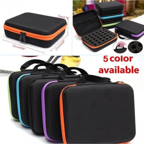 2021 New 1PC Organizer Hand Bag 30 Bottles 10Ml Essential Oil Carryong Case Storage Perfume Aromatherapy Jewerly Packaging Bag