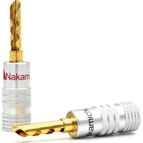 10pcs Nakamichi banana plug connector for Speaker Cable
