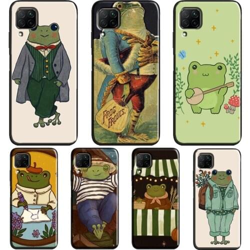 Mr.Frog Froggy Case For Huawei P40 P30 P20 Mate 20 Lite P Smart Z 2019 2021 Nova 5T Honor 20 Pro 9X 8X