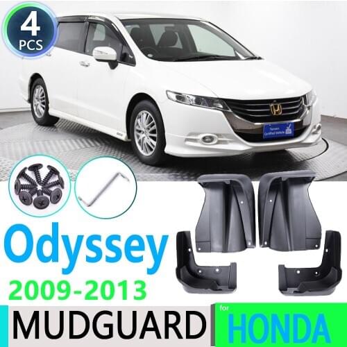 For Honda Odyssey JDM Model 2009~2013 RB3 RB4 2010 2011 2012 Car Fender Mudguard Mud Flaps Guard Splash Flap Car Accessories
