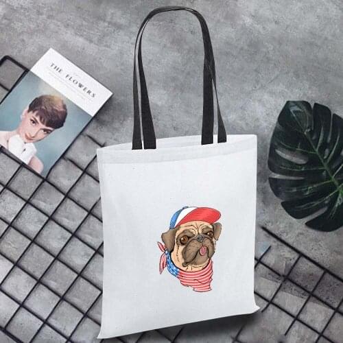 Save Effort Large Capacity Shopping Bag Capacity Ladies Handbag Messenger Shoulder Bag Wear-resistant and Reusable Canvas Bag