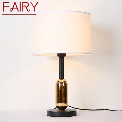 FAIRY Table Lights Contemporary Simple Design LED Fabric Desk Lamps Decorative For Home