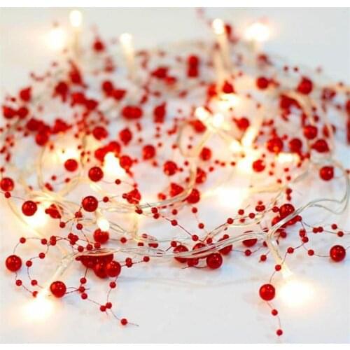 2M 20 LED Fairy String Lights Christmas Decoration Holiday for Bedroom Lights Outdoor Wedding Party Beads Lights Holiday Decor