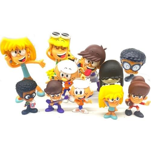 Loud House Action Figure The Lincoln Clyde Lori Lily Leni The Lucy Lisa Luna Lana Action Figure Toys For Children toy