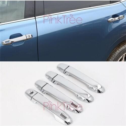 Chrome Door Handle Cover Accessories For Subaru Forester 2019 2020 Car Styling