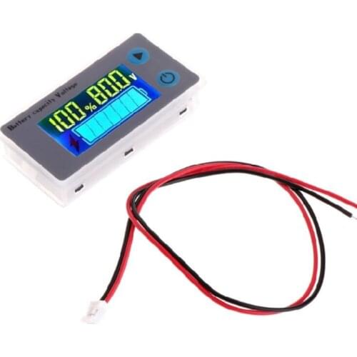 Battery Electric Voltmeter JS-C3312V Lead-Acid LCD Display Electric Meter Battery Electric Voltmeter