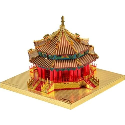 Microworld 3D metal Puzzle Big Politics Palace model kits DIY laser cutting Jigsaw model learning Toys for Children gift adult