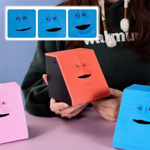 Toddler Montessori Educational Money Bank Early Coin Box Cash Coins Saving Box Musical Electric Smiling Face Bank Toy