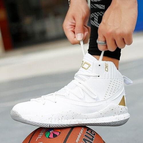 2021 Men Basketball Shoes High-Top Breathable Tennis shoes Men Outdoor Non-Slip Athletic Shoes Fashion Sport Shoes Male Sneakers