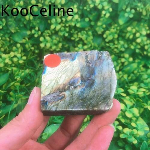 Natural Crystal Quartz Labradorite Plate Energy Reiki Healing Stones Specimen Aquarium Home Room Decoration Accessories Gemstone