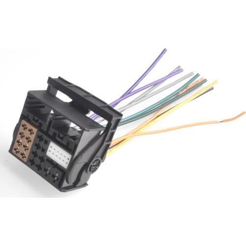 Car Radio Power Wire Adapter Connector Male Adaptor Plug for Peugeot for Citroen for VW