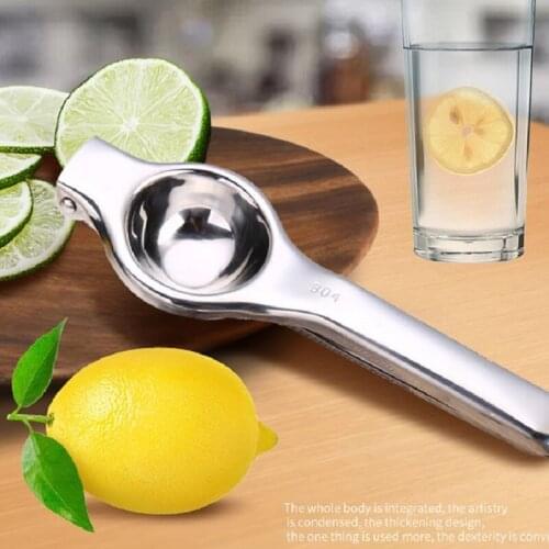 Stainless Steel Lemon Juicer Thickening Manual Fruit Squeeze Juicer Lemon Clip Kitchen Gadgets And Accessories Draining Tools