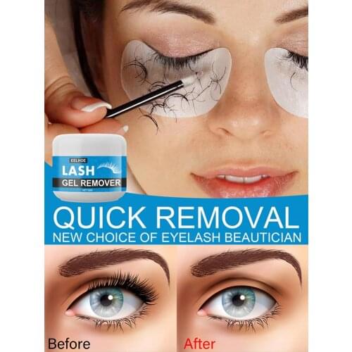 Eyelash Glue Remover Fast Dissolution Lash Adhesive Remove Cream Mild Skin-friendly Without Damaging Natural Eyelashes