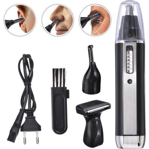 3 in 1 220V 2W Nose Hair Trimmer Nasal Wool Implement Nose Hair Cut Washed Trimmer Clipper And Hair Razor Epilator Remover