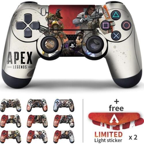 Apex Legends Skin Sticker For Sony PS4 Controller Skin Fashion Decal Accessories For PS4 Protective Cover Controller Stickers