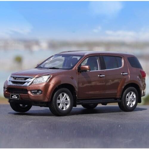 1:18 Scale Isuzu MU-X Off-road Vehicle Simulation Model Diecast Alloy Car Toy Adult Collectible Toys Souvenir Display Gift Show