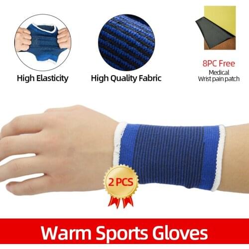1Pair Knitted Wrist Brace Basketball Wrist Guard Gym Wrestle Professional Sports Protection Wristband